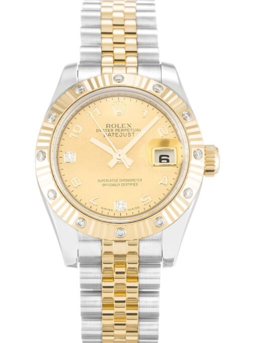 Rolex Lady-Datejust 26mm Champagne Dial 179313