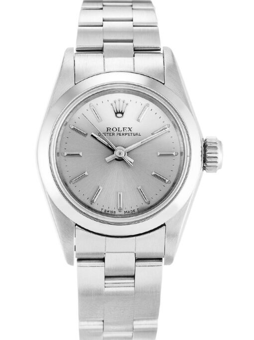 Rolex Oyster Perpetual Lady 26mm Silver Dial 67180