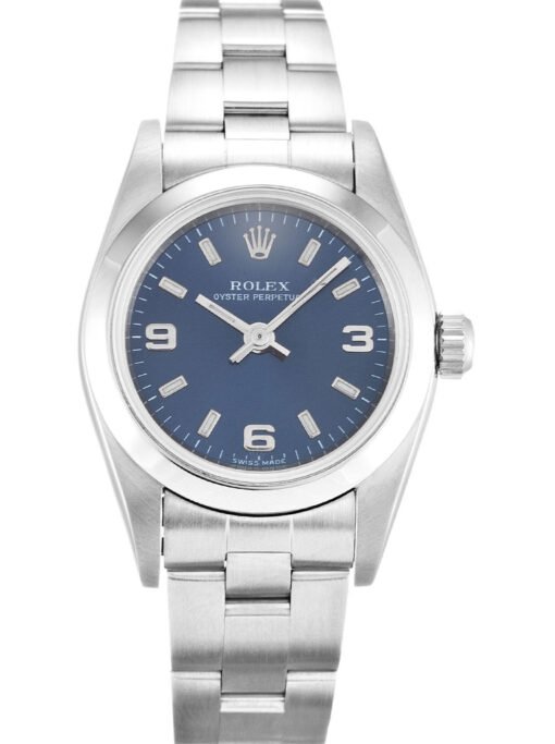 Rolex Oyster Perpetual Lady 24mm Blue Dial 76080