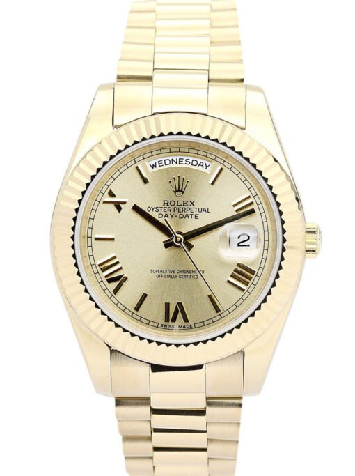 Rolex Day-Date II 41mm Gold Dial 218238