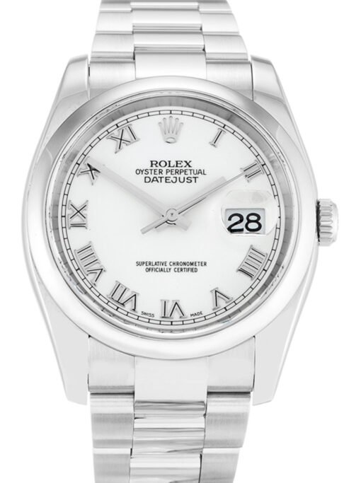 Rolex Datejust 36mm White Dial 116200-2