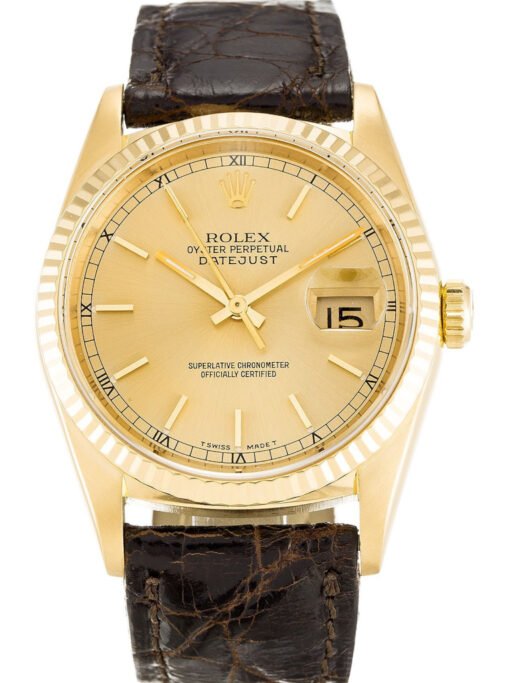 Rolex Datejust 36mm Champagne Dial 16238