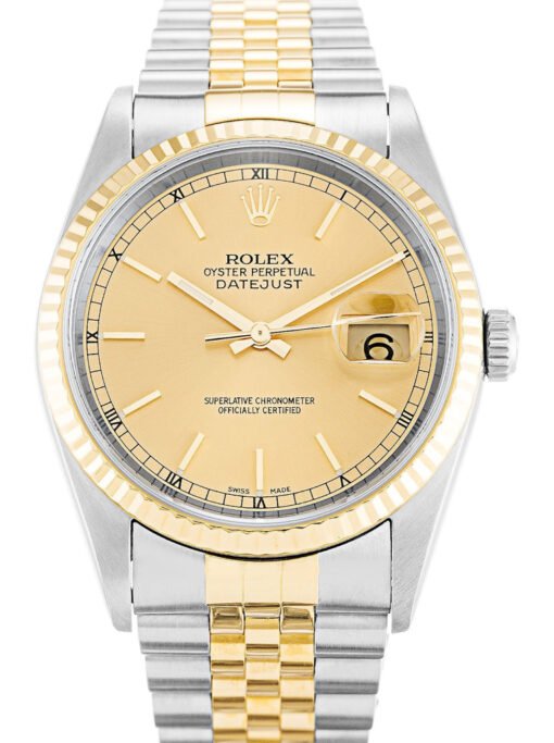 Rolex Datejust 36mm Champagne Dial 16233