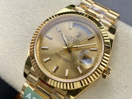 Rolex Day-Date II 41mm Champagne Dial 228238 - Image 4