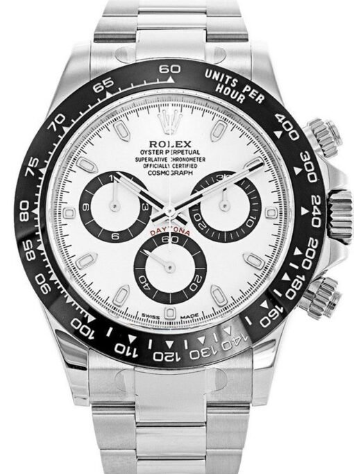 Superclone Rolex Daytona “Panda” 40mm White Dial 116500LN