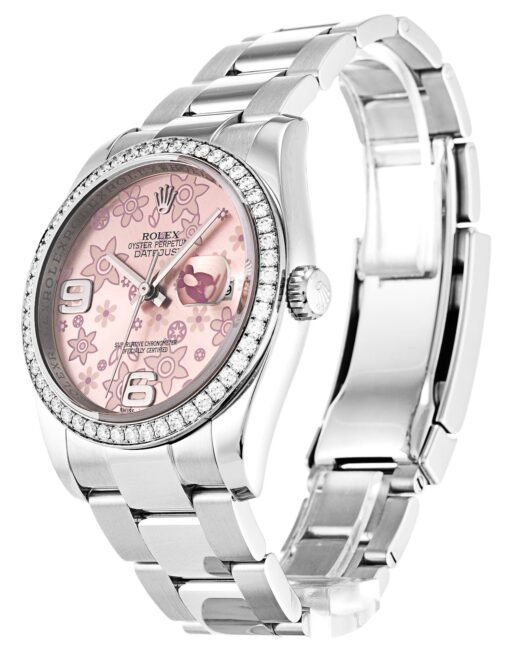 Rolex Datejust 36mm Pink Floral Dial 116244 - Image 2