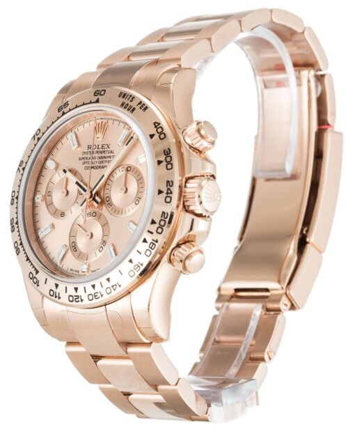 Rolex Daytona 40mm Rose Diamond Baguette Dial 116505 - Image 2