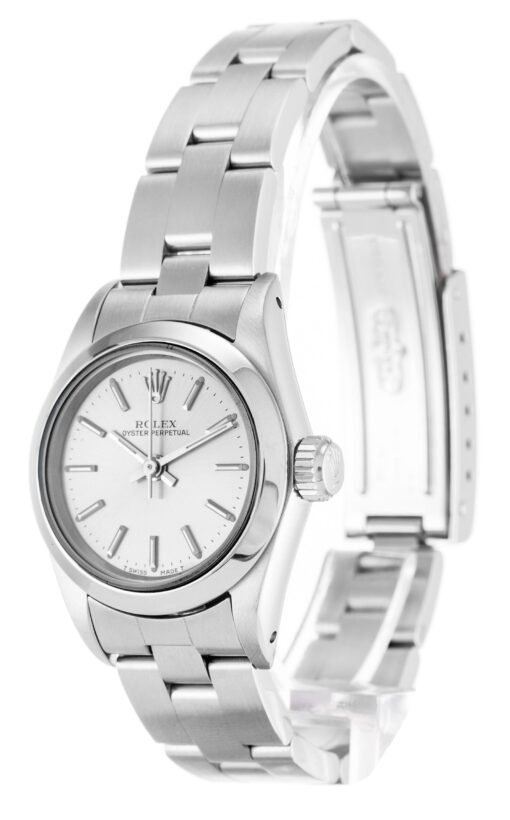 Rolex Oyster Perpetual Lady 26mm Silver Dial 67180 - Image 2