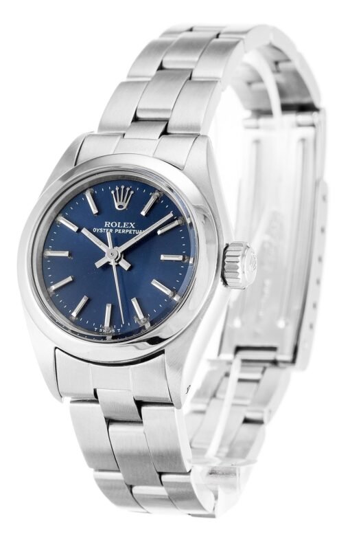 Rolex Oyster Perpetual Lady 26mm Blue Dial 6718 - Image 2