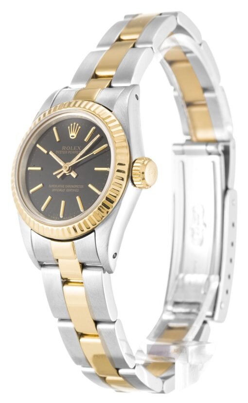 Rolex Oyster Perpetual Lady 26mm Silver Dial 176210 - Image 2