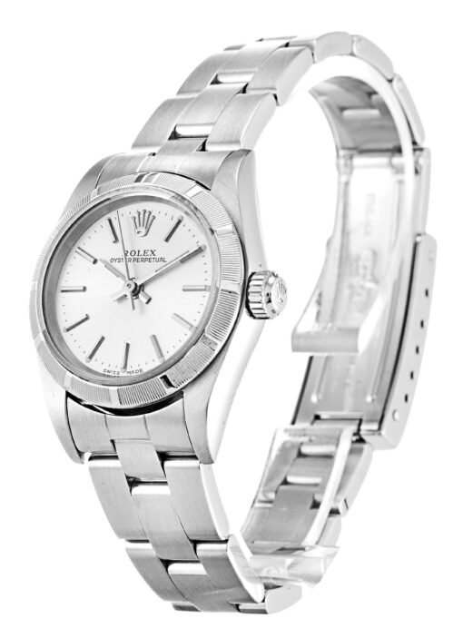 Rolex Oyster Perpetual Lady 26mm Silver Dial 67230 - Image 2