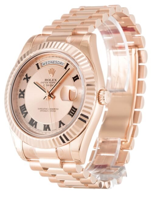 Rolex Day-Date II 41mm Rose Dial 218235 - Image 2