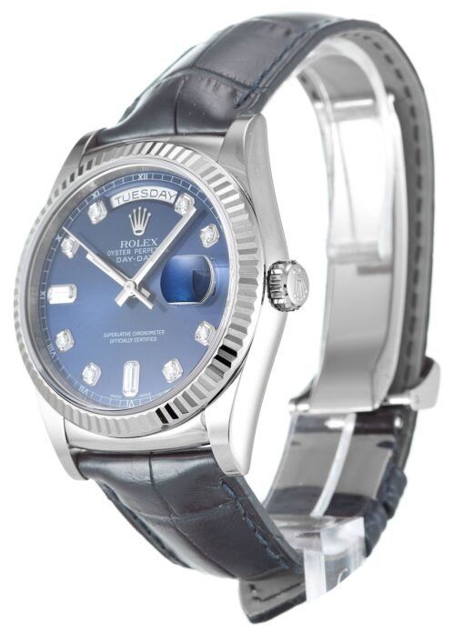 Rolex Day-Date 36mm Blue Dial 118139 - Image 2