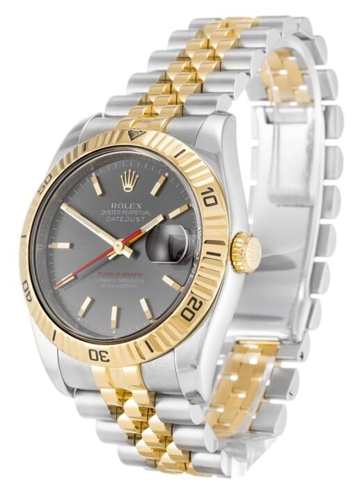 Rolex Datejust Turn-O-Graph 36mm Grey Dial 116263 - Image 2