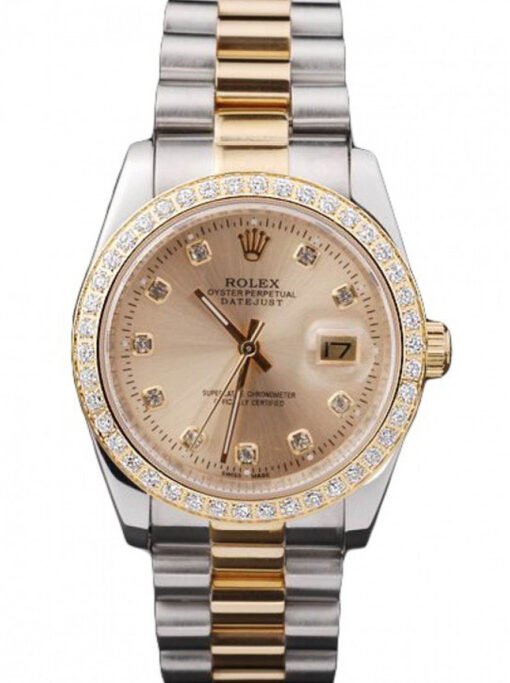 Superclone Rolex Datejust 36mm Gold Dial SRL40