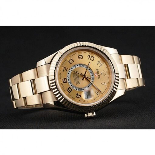 Rolex Sky-Dweller 41mm Gold Dial 80243 - Image 4