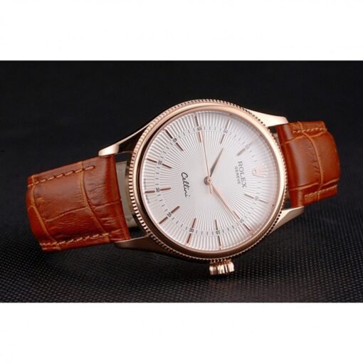 Superclone Rolex Cellini 38mm White Dial REP016801 - Image 5