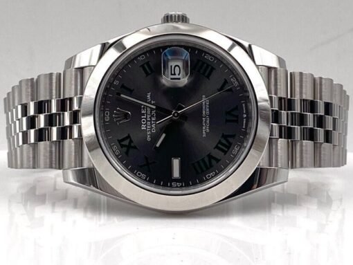 Superclone Rolex Datejust 41mm Rhodium Dial 126300 “Wimbledon” Jubilee - Image 3