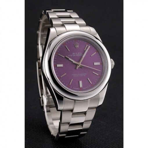 Rolex Oyster Perpetual Date 41mm Purple Dial REP016834 - Image 3