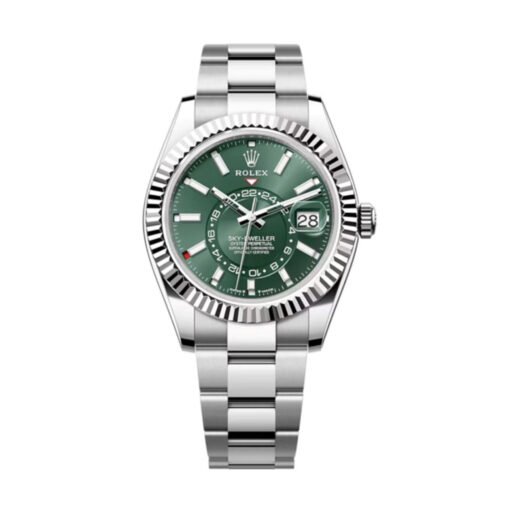 Superclone Rolex Sky-Dweller 42 mm Mint green Dial 336934 Oyster