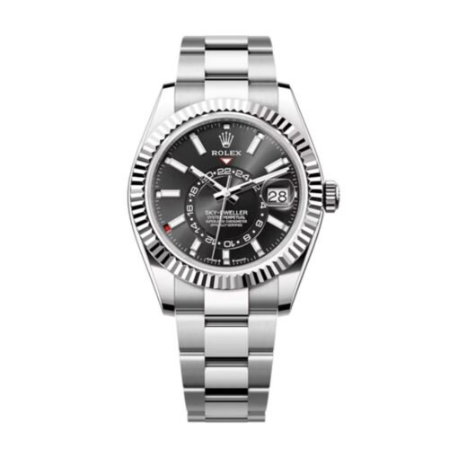 Superclone Rolex Sky-Dweller 42 mm Bright black Dial 336934 Oyster