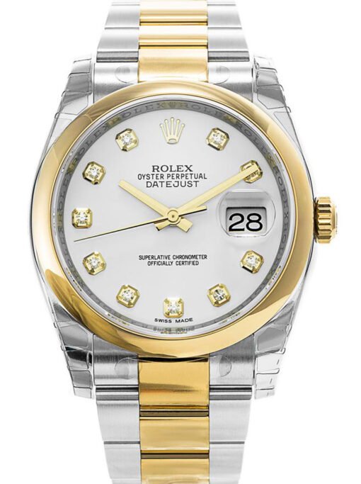 Rolex Datejust 36mm White Dial 116203