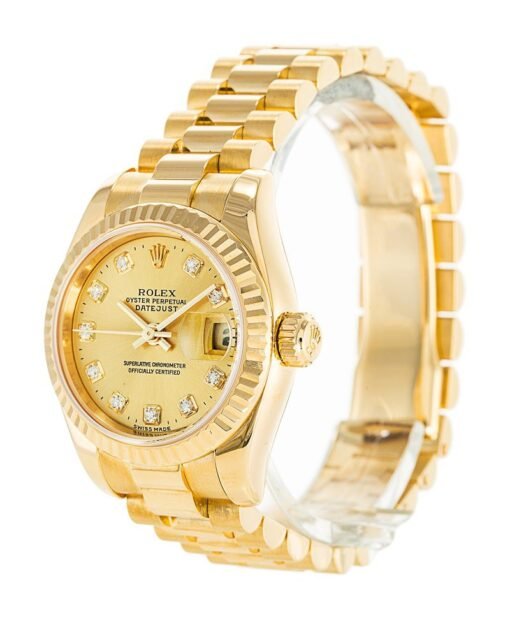 Rolex Datejust 26mm Gold Dial 179178 - Image 2