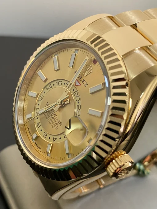 Superclone Rolex Sky-Dweller 42 mm Champagne Dial 336938 - Image 3