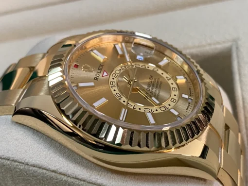 Superclone Rolex Sky-Dweller 42 mm Champagne Dial 336938 - Image 5