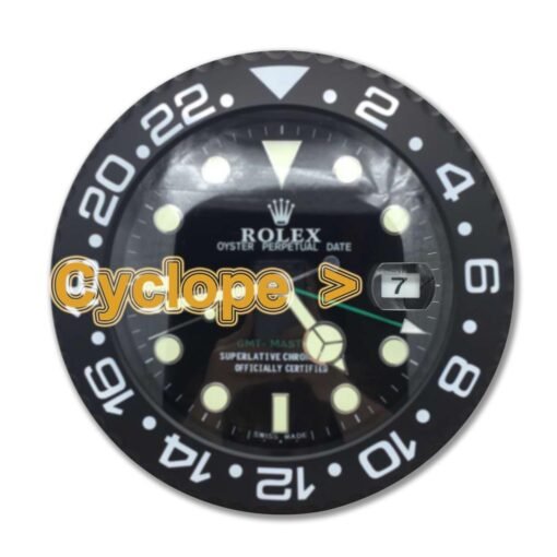ROLEX WALL CLOCK – GMT MASTER II BLACK - Image 6