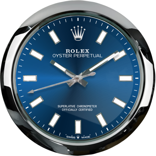 ROLEX WALL CLOCK – OYSTER PERPETUAL BLUE