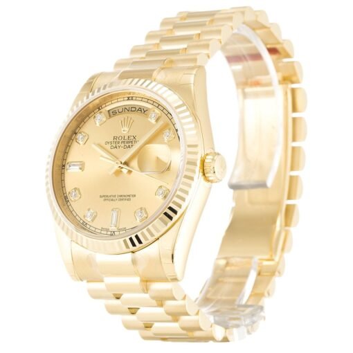 Rolex Day-Date 36mm Gold Dial 118238 - Image 3