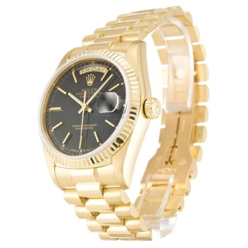 Rolex Day-Date 36mm Black Dial 18038 - Image 2