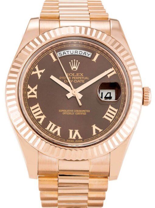 Rolex Day-Date II 41mm Chocolate Dial 218235