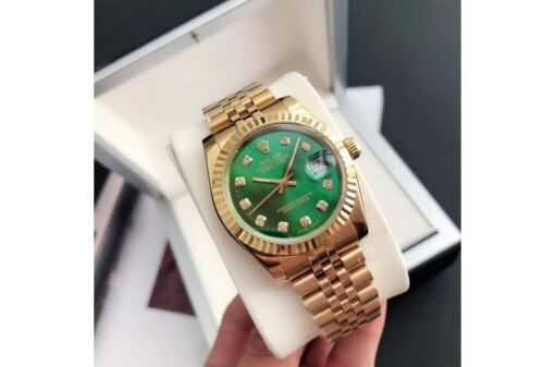 Rolex Datejust 36/28mm RG/RG Jub Green/Dial - Image 2