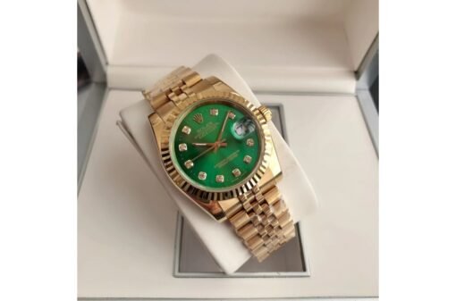 Rolex Datejust 36/28mm RG/RG Jub Green/Dial - Image 3