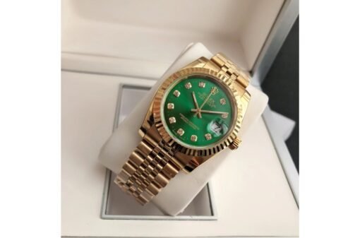 Rolex Datejust 36/28mm RG/RG Jub Green/Dial - Image 4