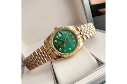 Rolex Datejust 36/28mm RG/RG Jub Green/Dial - Image 6