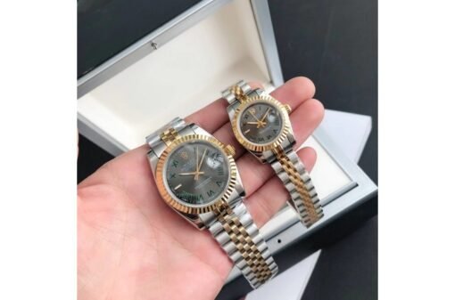 Rolex Datejust 36/28mm RG/SS Jub Grey/Rmn