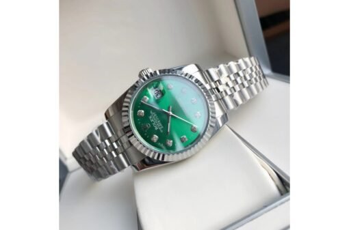 Rolex Datejust 36/28mm SS/SS Jub Green/Dia - Image 6