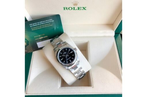 Rolex Oyster Perpetual 31/41mm SS/SS Black/Stk - Image 7