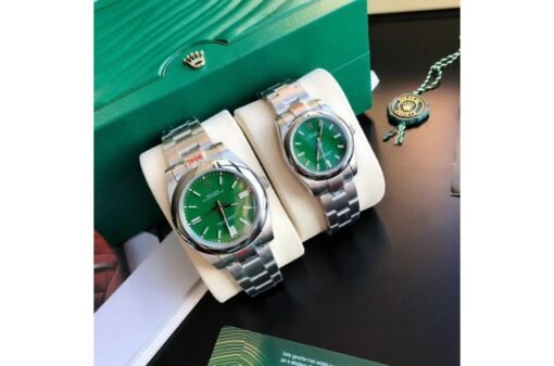 Rolex Oyster Perpetual 31/41mm SS/SS Green/Stk