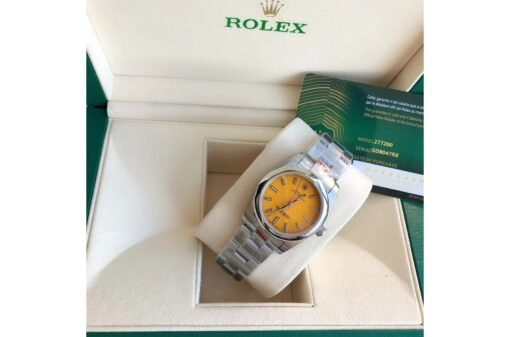 Rolex Oyster Perpetual 31/41mm SS/SS Yellow/Stk - Image 5