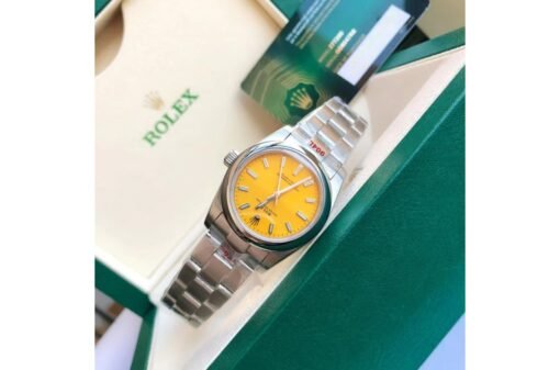 Rolex Oyster Perpetual 31/41mm SS/SS Yellow/Stk - Image 7