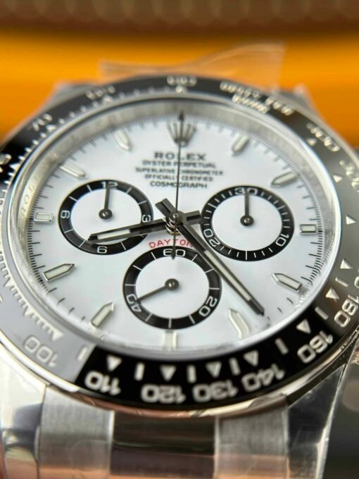 Superclone Rolex Daytona “Panda” 40 mm White Dial 126500LN - Image 5