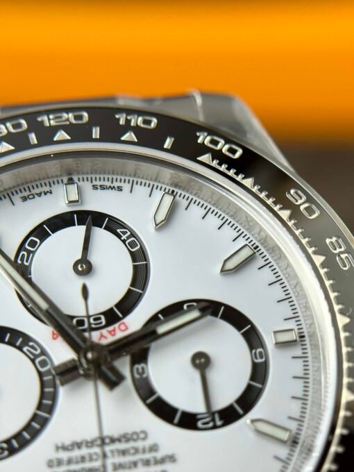 Superclone Rolex Daytona “Panda” 40 mm White Dial 126500LN - Image 7