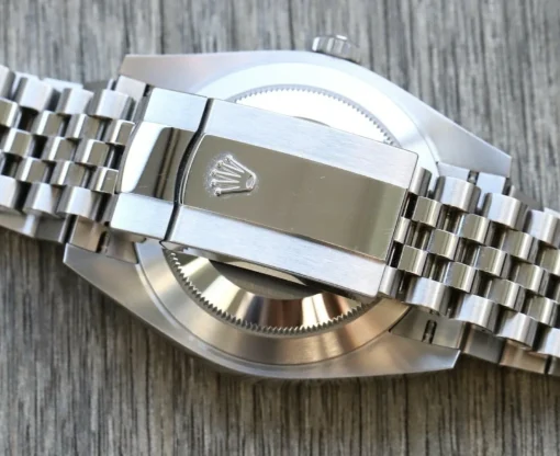 Superclone Rolex Datejust 41mm Rhodium Dial 126334 “Wimbledon” Flutted / Jubilee - Image 7