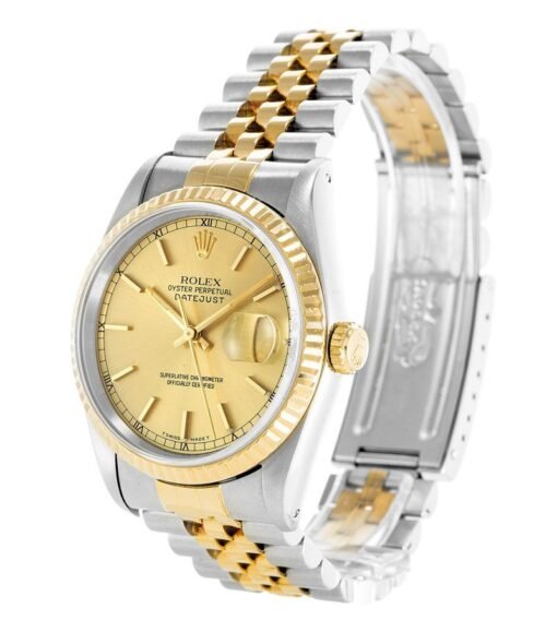 Rolex Datejust 36mm Gold Dial 16233 - Image 2