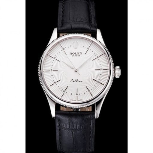 Superclone Rolex Cellini 38mm White Dial REP016805 - Image 2