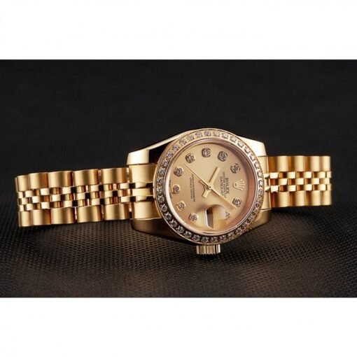 Superclone Rolex Datejust 28mm Gold Dial 1454096 - Image 5